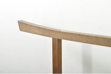 和製アンティーク　欅(ケヤキ)材　柿材　和の趣溢れる佇まいの衝立て(つい立て、衝い立て、パーテーション、間仕切り)(R-078283)