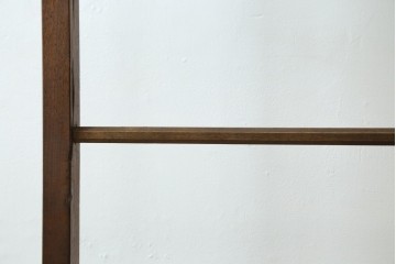 和製アンティーク　欅(ケヤキ)材　柿材　和の趣溢れる佇まいの衣桁　(R-078283)