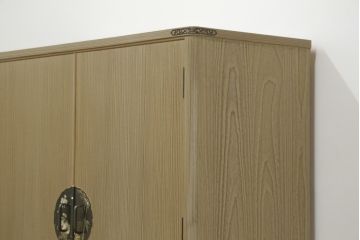 中古　美品　品のある佇まいが和の雰囲気を引き立てる加茂総桐箪笥(胴丸、総桐たんす、着物箪笥、衣装箪笥、引き出し、和タンス)(定価約100万円)(R-078284)