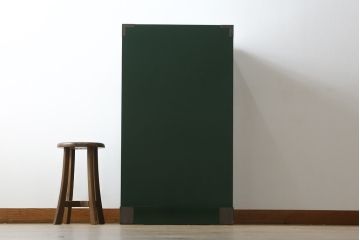 中古　美品!!　二本松工藝館　田中家具　個性的でモダンな佇まいの両開き戸付きチェスト(サイドチェスト、和タンス、整理箪笥、収納箪笥、引き出し、観音箪笥、衣装箪笥)(定価約65万円)(R-078287)