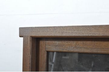 和製アンティーク　どこか懐かしいレトロな雰囲気の関東水屋箪笥サイドボード(食器棚、サイドキャビネット、収納棚、戸棚、テレビ台、テレビボード、店舗什器)(R-078296)