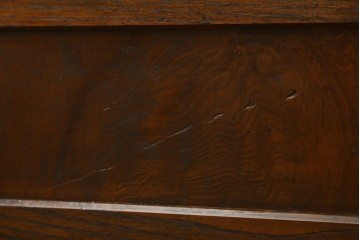 和製アンティーク　格子引き戸が粋な関東水屋箪笥キャビネット　(R-078297)