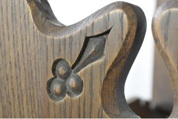 中古　美品　永田良介商店　使い勝手のよい収納と美しいデザインを兼ね備えたキャビネット(収納棚、戸棚、カップボード、食器棚)(R-078301)