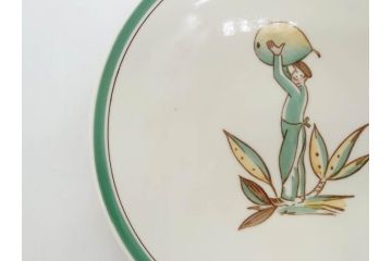 デンマーク　ROYAL COPENHAGEN(ロイヤルコペンハーゲン)　B級品　934/3481　935/3481　どんなシーンにも合わせやすいフルーツプレート2枚セット(果物モチーフ、皿、ディッシュ、洋食器)(R-078333)