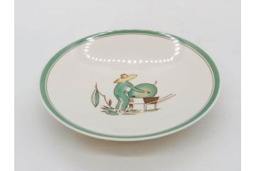 デンマーク　ROYAL COPENHAGEN(ロイヤルコペンハーゲン)　B級品　934/3481　935/3481　どんなシーンにも合わせやすいフルーツプレート2枚セット(果物モチーフ、皿、ディッシュ、洋食器)(R-078333)