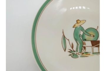 デンマーク　ROYAL COPENHAGEN(ロイヤルコペンハーゲン)　B級品　934/3481　935/3481　どんなシーンにも合わせやすいフルーツプレート2枚セット(果物モチーフ、皿、ディッシュ、洋食器)(R-078333)