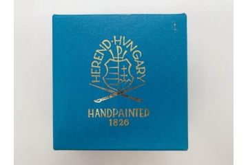 ヘレンド　ハンガリー　HEREND HVNGARY　「ロスチャイルド・バード」649/RO　「フルーツコンポジション」1253/CFR　「ヴィクトリア・ブーケ」　華やかな絵が美しいクリーマー・プレート・ジャム/マーマレード3点セット(金彩、鳥、蝶、花、果物、変形皿、洋食器)(R-078334)　　