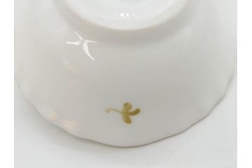 ヘレンド　ハンガリー　HEREND HVNGARY　「ロスチャイルド・バード」649/RO　「フルーツコンポジション」1253/CFR　「ヴィクトリア・ブーケ」　華やかな絵が美しいクリーマー・プレート・ジャム/マーマレード3点セット(金彩、鳥、蝶、花、果物、変形皿、洋食器)(R-078334)　　