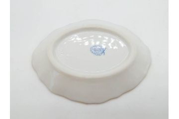 ヘレンド　ハンガリー　HEREND HVNGARY　「ロスチャイルド・バード」649/RO　「フルーツコンポジション」1253/CFR　「ヴィクトリア・ブーケ」　華やかな絵が美しいクリーマー・プレート・ジャム/マーマレード3点セット(金彩、鳥、蝶、花、果物、変形皿、洋食器)(R-078334)　　