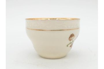 ドイツ　KPM (ベルリン王立磁器製陶所)　優雅な時間に浸れるカップ&ソーサー3客・プレート6枚セット(金彩、ゴールド、バラ、蝶、洋食器)(R-078335)