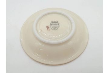 ドイツ　KPM (ベルリン王立磁器製陶所)　優雅な時間に浸れるカップ&ソーサー3客・プレート6枚セット(金彩、ゴールド、バラ、蝶、洋食器)(R-078335)