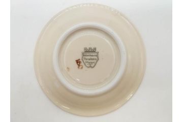 ドイツ　KPM (ベルリン王立磁器製陶所)　優雅な時間に浸れるカップ&ソーサー3客・プレート6枚セット(金彩、ゴールド、バラ、蝶、洋食器)(R-078335)