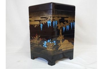 1980年　フランクリン画廊　徳川黎明會監修　「源氏物語貝合せ」　約10cm　3.3寸 雅な絵柄が美しい貝絵皿54枚揃(限定版、飾り皿、認定書、解説書付き、ボーンチャイナ、陶器、金彩、蒔絵、重箱、三寸三分)(R-078337)
