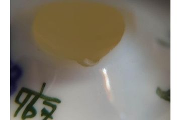 デンマーク　ROYAL COPENHAGEN(ロイヤルコペンハーゲン)　ブルーフルーテッド　プレイン　繊細に描かれた模様が上品なソルト&ペッパー・フィギュリン2点セット(塩胡椒入れ、調味料、置物、眠り猫、キャット、熊、ベア)(R-078343)