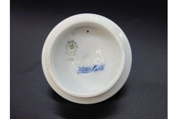 デンマーク　ROYAL COPENHAGEN(ロイヤルコペンハーゲン)　ブルーフルーテッドプレイン　繊細に描かれたブルーの模様が上品なティーポット(洋食器)(R-078344)