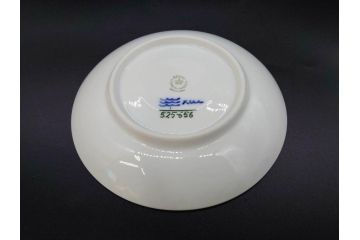 デンマーク　ROYAL COPENHAGEN(ロイヤルコペンハーゲン)　ブルーフルーテッド　ハーフレース　525　上品なデザインのティーカップ&ソーサー5客セット(洋食器、C&S)(R-078345)