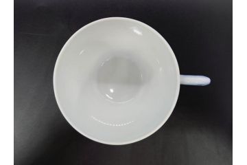 デンマーク　ROYAL COPENHAGEN(ロイヤルコペンハーゲン)　ブルーフルテッド プレイン　繊細な絵付けがエレガントなコーヒーカップ&ソーサー5客セット(洋食器、C&S)(R-078346)