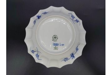 デンマーク　ROYAL COPENHAGEN(ロイヤルコペンハーゲン)　ブルーフルーテッド　プレイン　ブルーコペンハーゲン　様々なシーンに対応できるプレート5枚・シェルディッシュ・ボウルセット(皿、深皿、小皿、変形皿、貝、花柄、洋食器)(R-078347)