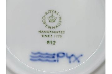デンマーク　ROYAL COPENHAGEN(ロイヤルコペンハーゲン)　ブルーフルーテッド　プレイン　ブルーコペンハーゲン　様々なシーンに対応できるプレート5枚・シェルディッシュ・ボウルセット(皿、深皿、小皿、変形皿、貝、花柄、洋食器)(R-078347)