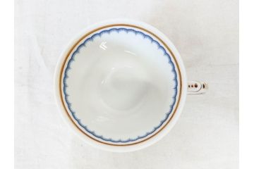 イタリア　Richard Ginori(リチャードジノリ)　イタリアンフルーツ　上品なデザインが美しいコーヒーカップ&ソーサー2客・プレート2枚セット(C&S、金彩、花、果物、陶磁器、洋食器)(R-078349)