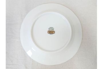 イタリア　Richard Ginori(リチャードジノリ)　イタリアンフルーツ　上品なデザインが美しいコーヒーカップ&ソーサー2客・プレート2枚セット(C&S、金彩、花、果物、陶磁器、洋食器)(R-078349)