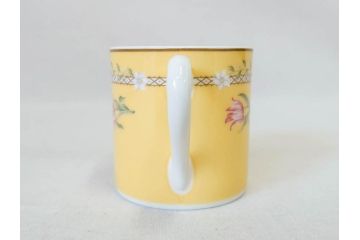 Tiffany&Co.(ティファニー)　Pink Tulip(ピンクチューリップ)　Sybil Connolly　食卓に彩を与えてくれるデミタスカップ&ソーサー6客セット(C&S、Made in Japan、陶器、花柄、説明書付き、洋食器)(R-078350)