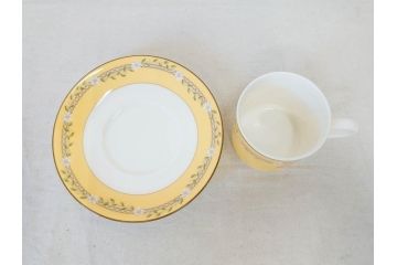 Tiffany&Co.(ティファニー)　Pink Tulip(ピンクチューリップ)　Sybil Connolly　食卓に彩を与えてくれるデミタスカップ&ソーサー6客セット(C&S、Made in Japan、陶器、花柄、説明書付き、洋食器)(R-078350)