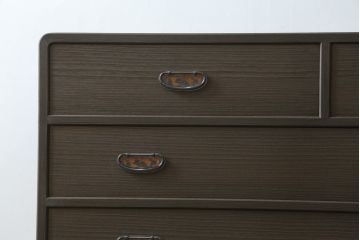 中古　美品　紀州箪笥　伝統工芸士　有本慎也作　上品な佇まいで和の空間を引き立てる総桐箪笥(並厚、総桐たんす、着物箪笥、衣装箪笥、和タンス、引き出し)(R-078357)