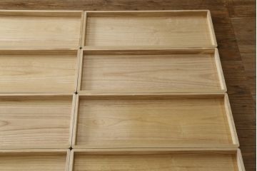 中古　伝統工芸士　水科政治作　柔らかな木の色味が魅力的な加茂総桐箪笥(胴厚、総桐たんす、衣装箪笥、着物箪笥、和タンス、引き出し)(R-078358)