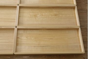 中古　伝統工芸士　水科政治作　柔らかな木の色味が魅力的な加茂総桐箪笥(胴厚、総桐たんす、衣装箪笥、着物箪笥、和タンス、引き出し)(R-078358)
