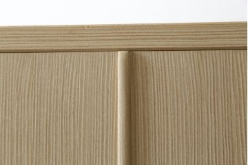 中古　伝統工芸士　水科政治作　柔らかな木の色味が魅力的な加茂総桐箪笥(胴厚、総桐たんす、衣装箪笥、着物箪笥、和タンス、引き出し)(R-078358)