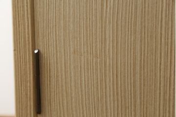 中古　伝統工芸士　水科政治作　柔らかな木の色味が魅力的な加茂総桐箪笥(胴厚、総桐たんす、衣装箪笥、着物箪笥、和タンス、引き出し)(R-078358)