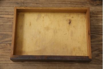 和製ビンテージ　松本民芸家具　角型一面鏡　上品な佇まいが魅力のドレッサー(化粧台、鏡台、ミラー、ヴィンテージ)(定価約38万円)(R-078363)