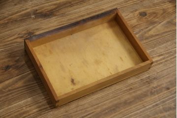 和製ビンテージ　松本民芸家具　角型一面鏡　上品な佇まいが魅力のドレッサー(化粧台、鏡台、ミラー、ヴィンテージ)(定価約38万円)(R-078363)