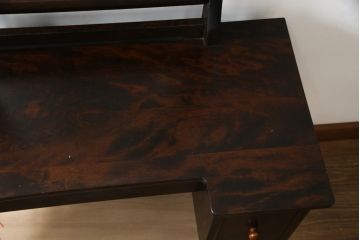 和製ビンテージ　松本民芸家具　角型一面鏡　上品な佇まいが魅力のドレッサー(化粧台、鏡台、ミラー、ヴィンテージ)(定価約38万円)(R-078363)