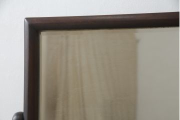 和製ビンテージ　松本民芸家具　角型一面鏡　上品な佇まいが魅力のドレッサー(化粧台、鏡台、ミラー、ヴィンテージ)(定価約38万円)(R-078363)