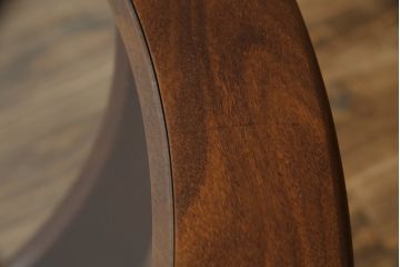イギリスビンテージ　G-PLAN(ジープラン)　北欧家具　脚のデザインがおしゃれ!空間のアクセントになるガラストップローテーブル(ラウンドテーブル、センターテーブル、コーヒーテーブル、サイドテーブル、ヴィンテージ、英国)(R-078367)