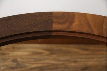 イギリスビンテージ　G-PLAN(ジープラン)　北欧家具　脚のデザインがおしゃれ!空間のアクセントになるガラストップローテーブル(ラウンドテーブル、センターテーブル、コーヒーテーブル、サイドテーブル、ヴィンテージ、英国)(R-078367)