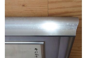 真作　中国　傅益瑶　15号　水墨画(墨絵、布引観音、風景画、女流画家、額装)(R-078410)