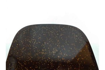 時代物　金蒔絵　大名武具　金の装飾が豪華な鐙(あぶみ、馬具、漆塗り、波千鳥)(R-078411)