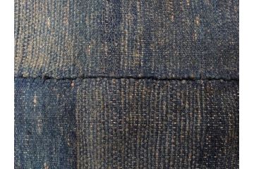 時代物　刺子　木綿　野良着2点セット(半纏、刺し子、古布、藍染、ジャパンビンテージ、ヴィンテージ、古着物、衣装、BORO、ボロ、袖無し)(R-078412)
