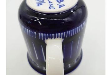 ARABIA FINLAND　Valencia(バレンシア)　Ulla Procope(ウラ・プロコッペ)　深い青色に温もりを感じるマグカップ2点セット(アラビア、フィンランド、カップ、北欧食器、洋食器)(R-078415)