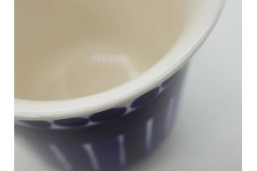 ARABIA FINLAND　Valencia(バレンシア)　Ulla Procope(ウラ・プロコッペ)　深い青色に温もりを感じるマグカップ2点セット(アラビア、フィンランド、カップ、北欧食器、洋食器)(R-078415)
