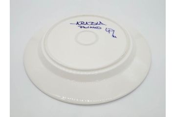 ARABIA FINLAND　Valencia(バレンシア)　Ulla Procope(ウラ・プロコッペ)　約33cm　一つ一つ丁寧に絵付けされた意匠が美しいプレート(アラビア、フィンランド、北欧食器、洋食器、皿)(R-078417)