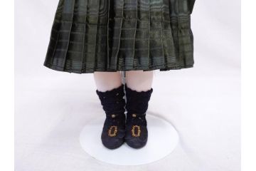 2012年　土倉ひろ子　ビスクドール工房　Angel Roco　長い睫と青い瞳が可愛らしいビスクドール(人形、ブリュ、シュヴロ、シュブロボディ、シュヴロボディ、子供、こども、女の子、ドール)(R-078418)