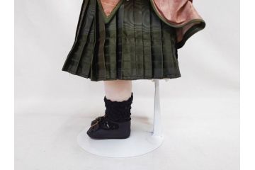 2012年　土倉ひろ子　ビスクドール工房　Angel Roco　長い睫と青い瞳が可愛らしいビスクドール(人形、ブリュ、シュヴロ、シュブロボディ、シュヴロボディ、子供、こども、女の子、ドール)(R-078418)