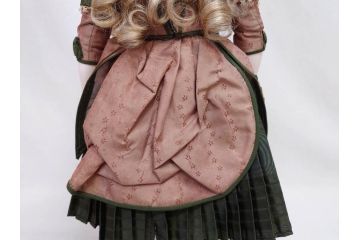 2012年　土倉ひろ子　ビスクドール工房　Angel Roco　長い睫と青い瞳が可愛らしいビスクドール(人形、ブリュ、シュヴロ、シュブロボディ、シュヴロボディ、子供、こども、女の子、ドール)(R-078418)