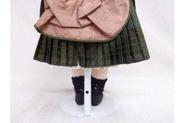 2012年　土倉ひろ子　ビスクドール工房　Angel Roco　長い睫と青い瞳が可愛らしいビスクドール(人形、ブリュ、シュヴロ、シュブロボディ、シュヴロボディ、子供、こども、女の子、ドール)(R-078418)