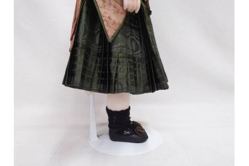 2012年　土倉ひろ子　ビスクドール工房　Angel Roco　長い睫と青い瞳が可愛らしいビスクドール(人形、ブリュ、シュヴロ、シュブロボディ、シュヴロボディ、子供、こども、女の子、ドール)(R-078418)