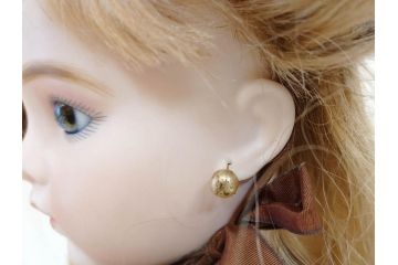 2012年　土倉ひろ子　ビスクドール工房　Angel Roco　長い睫と青い瞳が可愛らしいビスクドール(人形、ブリュ、シュヴロ、シュブロボディ、シュヴロボディ、子供、こども、女の子、ドール)(R-078418)